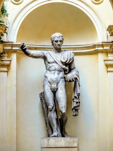 Statue of Pompey, Palazzo del Sodalizio Teutonico dell' Anima, Rome