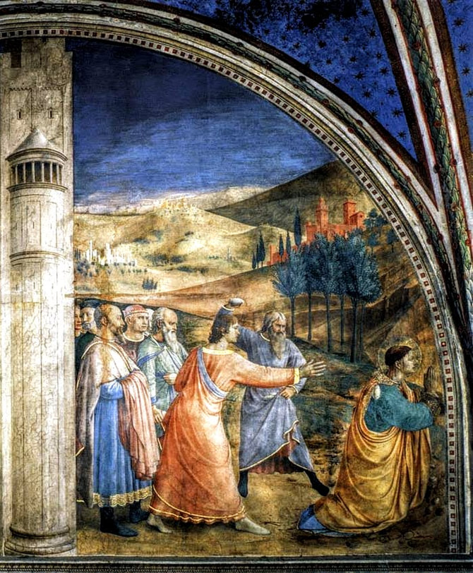 Stoning of St Stephen, fresco by Fra Angelico, Cappella Niccolina, Vatican