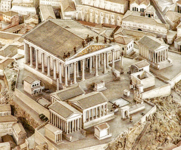 Temple of Jupiter, Model of Rome