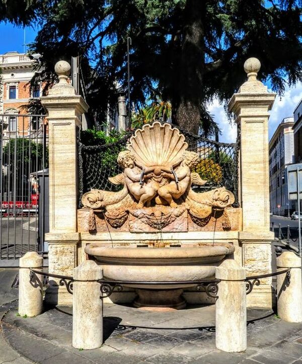 The 20th century Fontana Salustiana, Rome