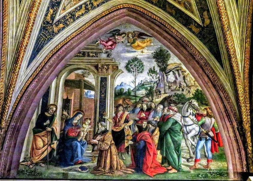 The Adoration of the Magi, fresco by Pinturicchio, Borgia Apartment, Vatican Museums, Rome