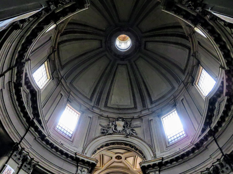 The Dome Interior, Church of Santa Maria dei Miracoli, Rome