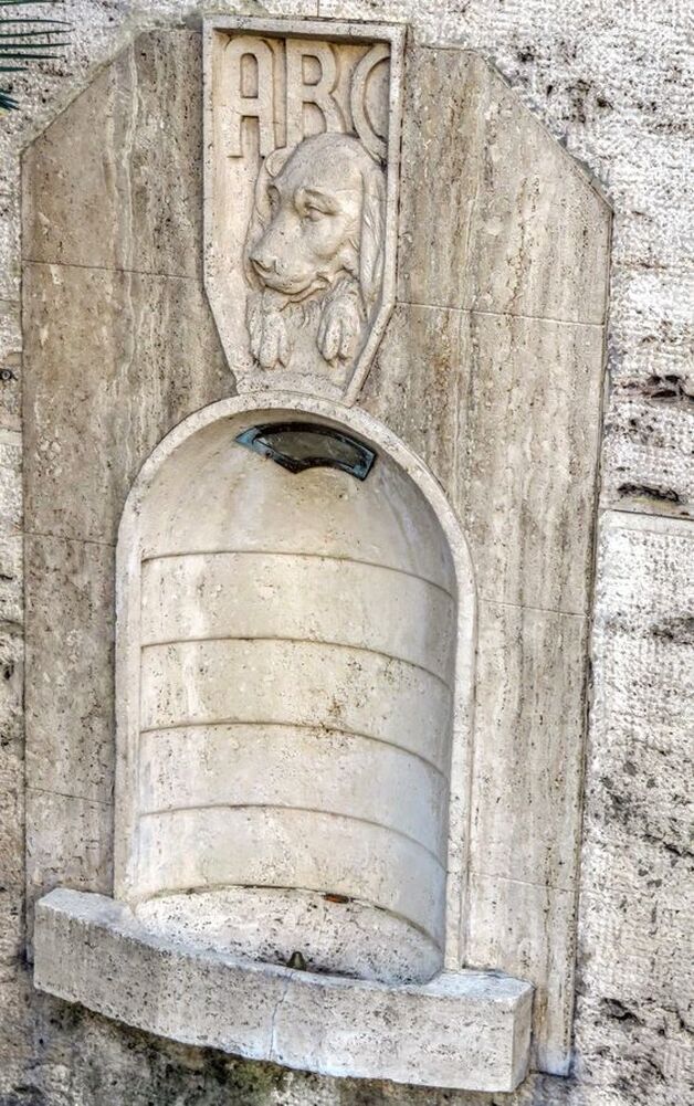 The Fountain of the Dog (Fontana del Cane), Via Veneto, Rome