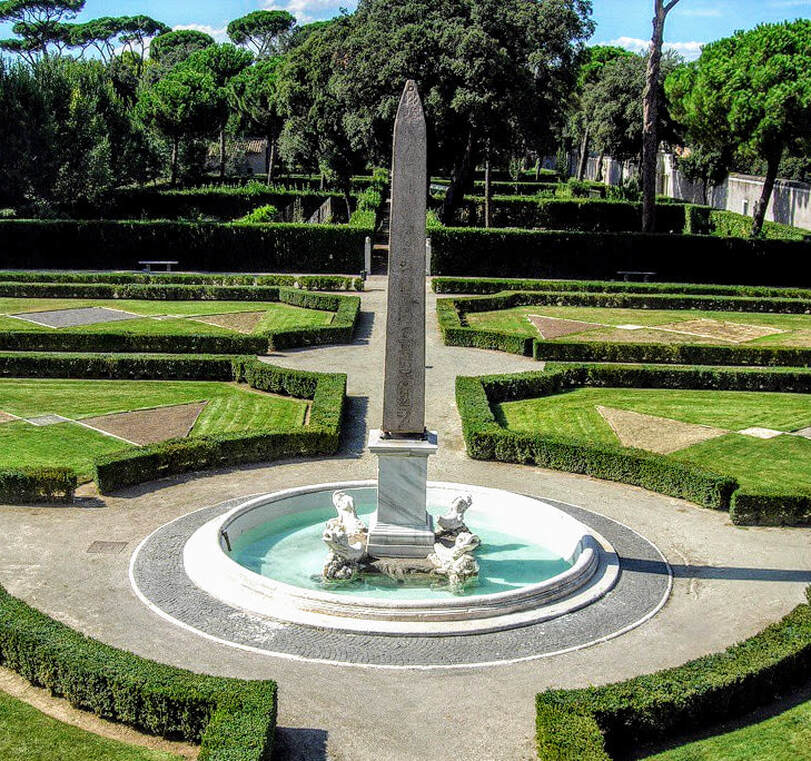 Copy of the 'Mediceo' Obelisk, Villa Medici, Rome