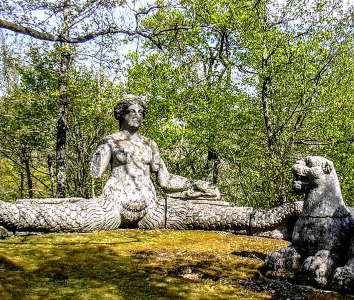 The Siren, Park of the Monsters, Bomarzo 