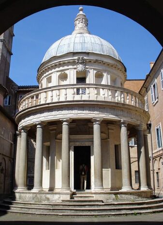 The 'Tempietto' by Bramante, church of San Pietro in Montorio, Rome
