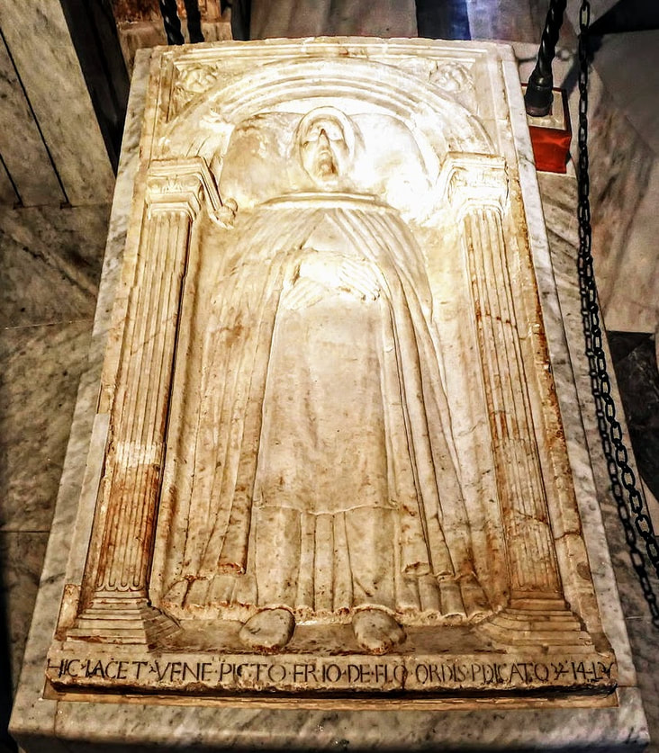 Tomb of Fra Angelico, church of Santa Maria sopra Minerva, Rome