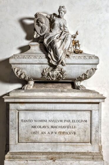 Tomb of Niccolo Macchiavelli, Basilica di Santa Croce, Florence