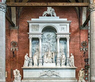 Tomb of Titian in Santa Maria Gloriosa dei Frari, Venice