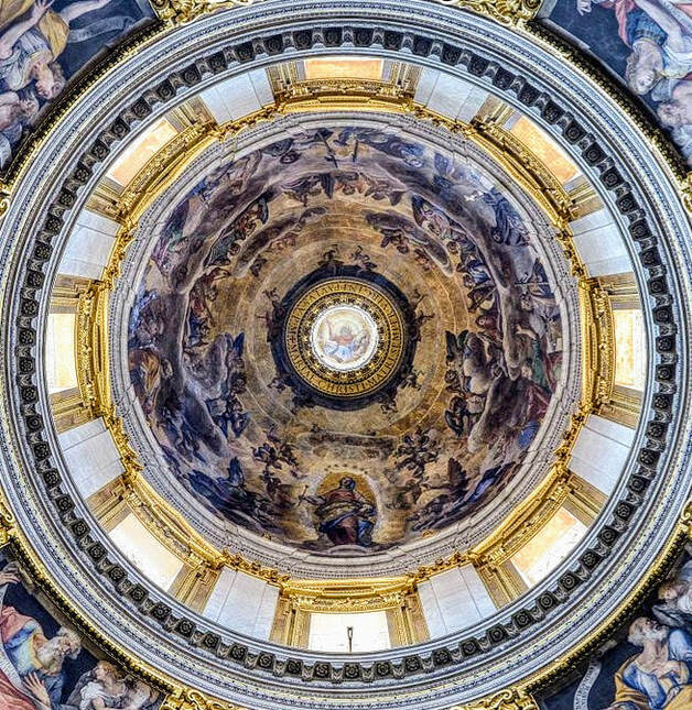 Cupola of the Borghese Chapel, Santa Maria Maggiore, Rome