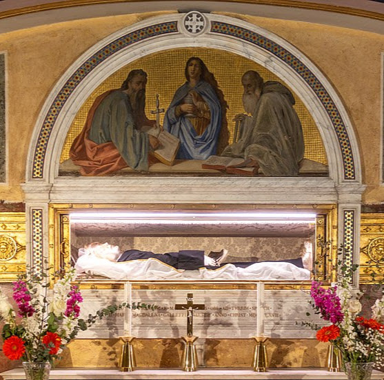 Relics of St Frances of Rome, church of Santa Francesca Romana, Rome