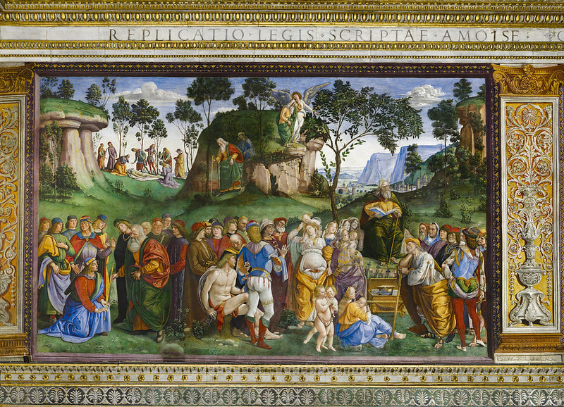 The Last Acts and Death of Moses by Signorelli, Sistine Chapel, Rome
