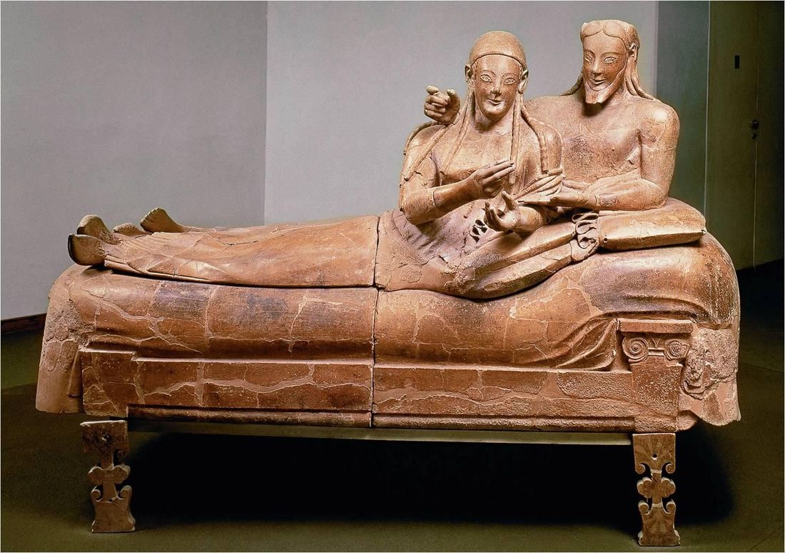 Sarcophagus of the Spouses, National Etruscan Museum, Rome 