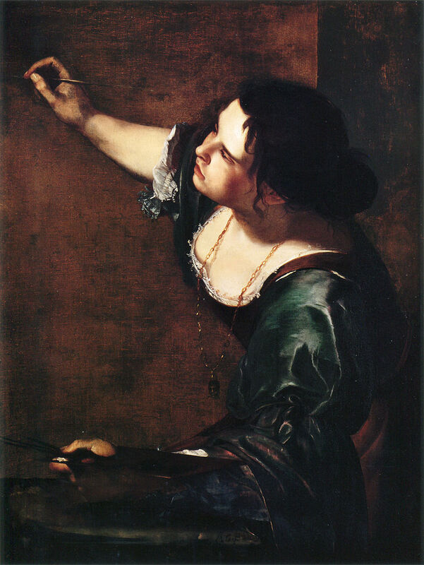 'Self-portrait as the Allegory of Painting' (1638-9) by Artemisia Gentileschi