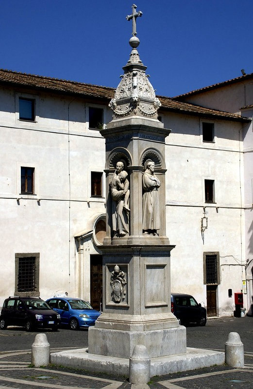 Spire of Pius IX (Guglia di Pio IX), Piazza di San Bartolomeo all' Isola, Rome