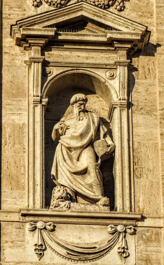 St Jerome, facade of the Chiesa Nuova, Rome