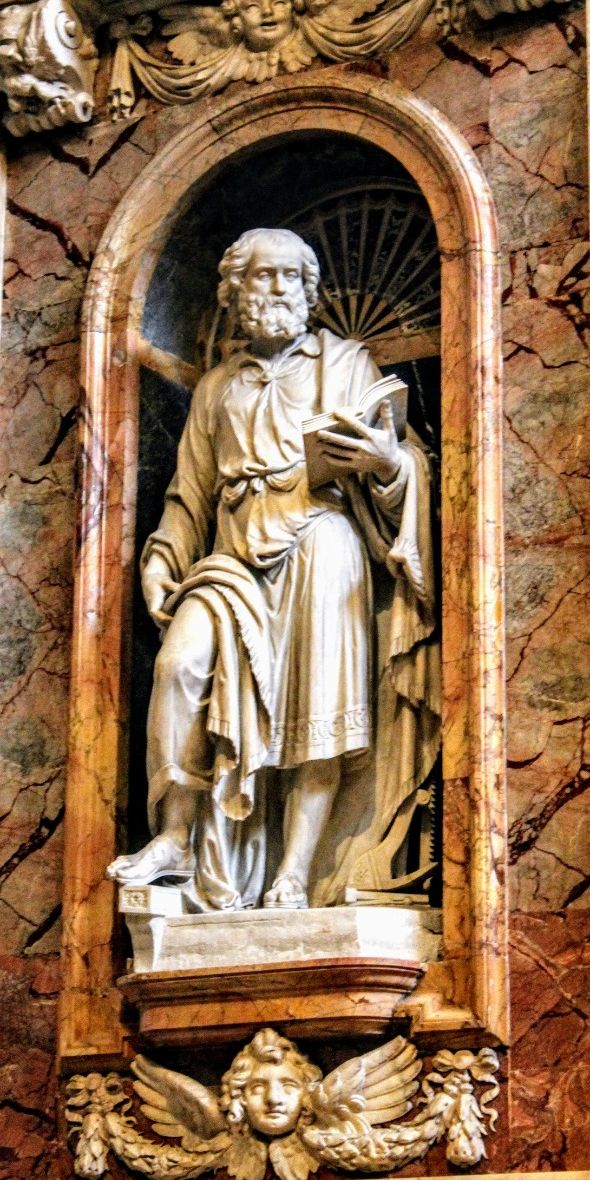 St Joseph by Ambrogio Buonvicino, Cappella Paolina, Santa Maria Maggiore, Rome