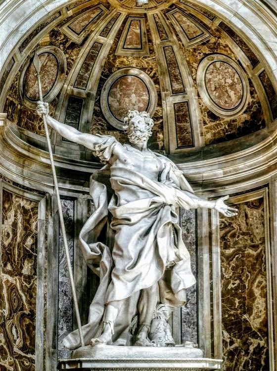 St Longinus by Gian Lorenzo Bernini, St Peter's Basilica, Rome