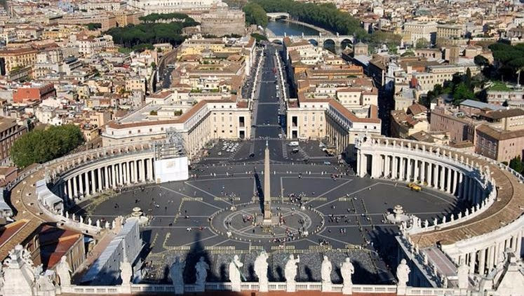St Peter's Square and the Via della Conciliazione, Rome