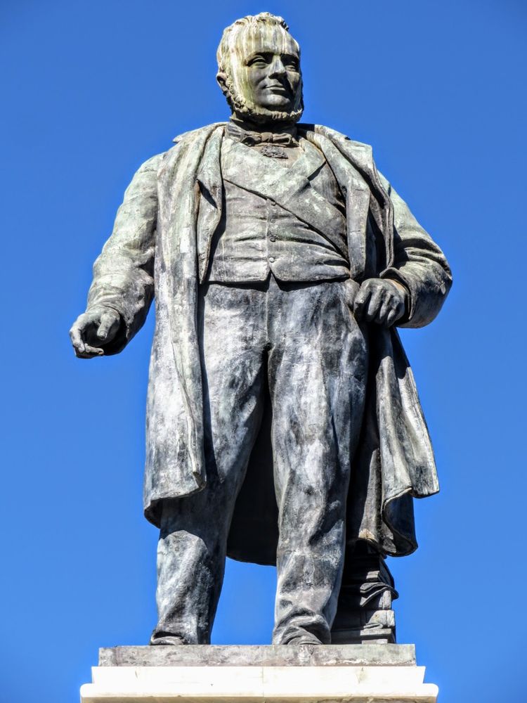 Statue of Camillo Benso Count of Cavour, Piazza Cavour, Rome