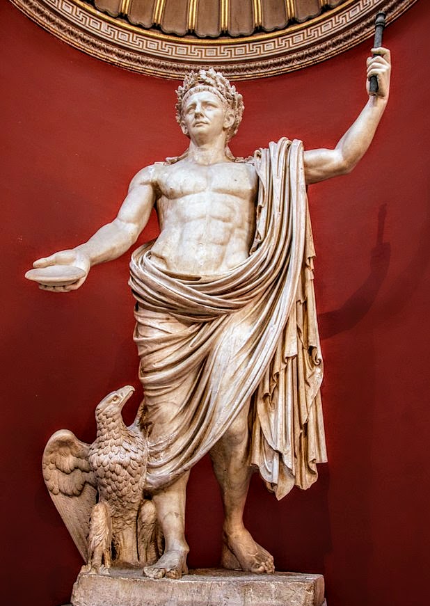 Statue of Emperor Claudius as Jupiter, Vatican Museums, Rome