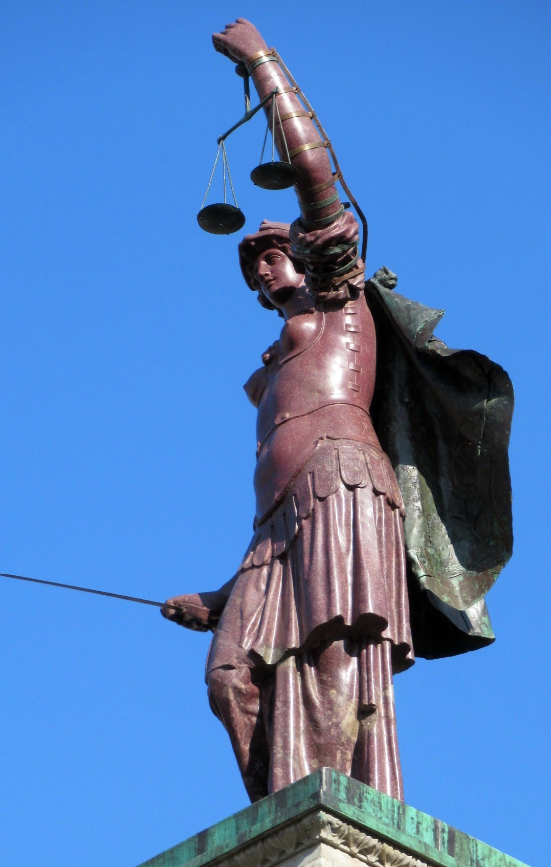 Statue of Justice by Francesco del Tadda, Column of Justice, Florence