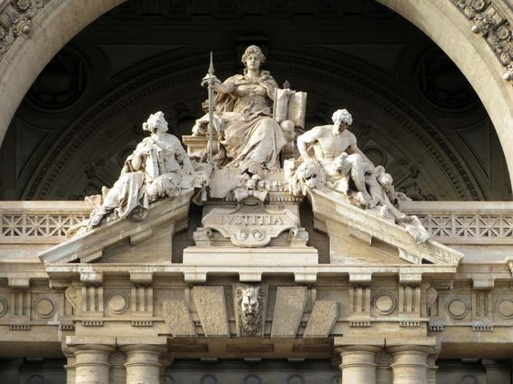Statue of Justice, Palazzo della Giustizia, Rome