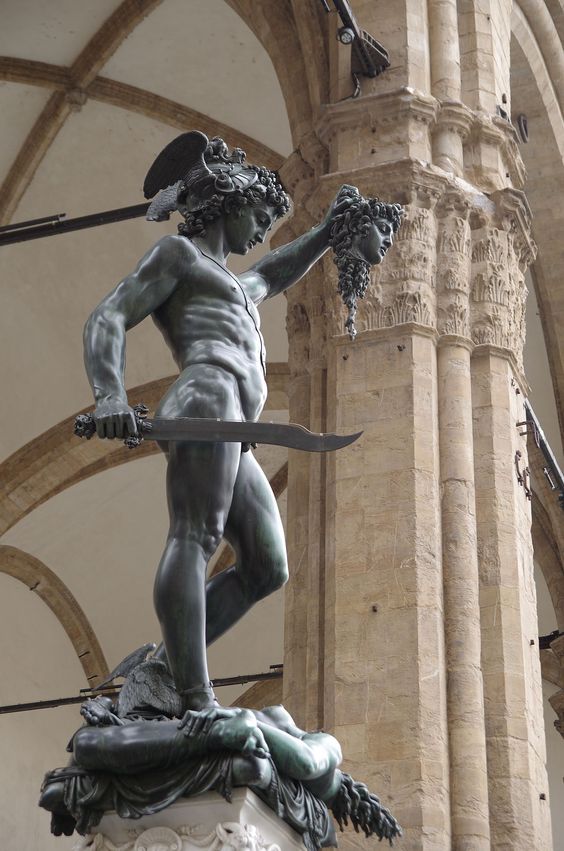 Statue of Perseus with the Head of Medusa by Cellini, Florence 
