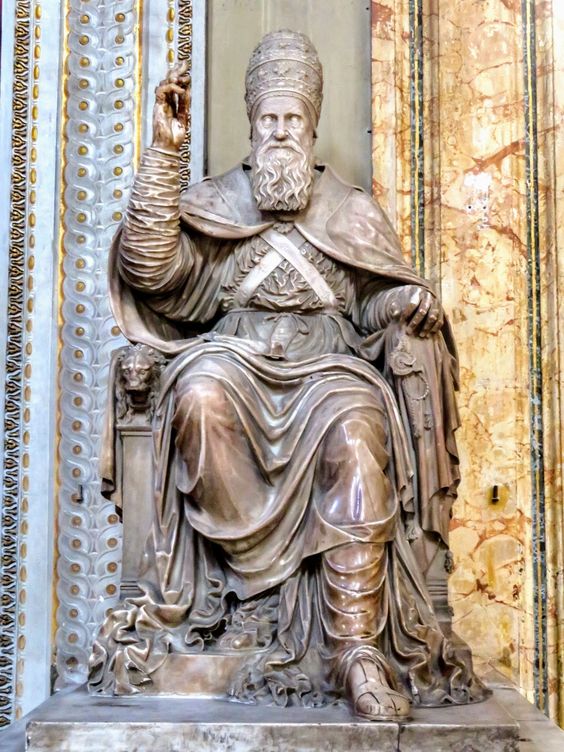 Statue of Pope Paul III (r. 1534-49), church of Santa Maria in Aracoeli, Rome