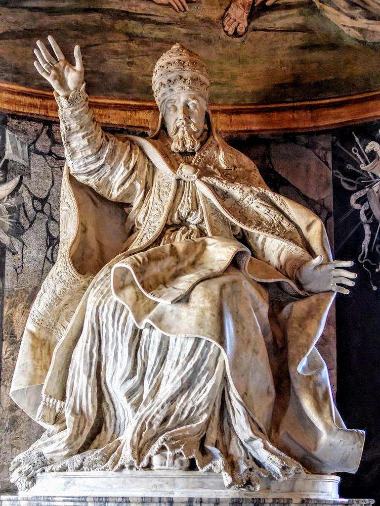 Statue of Pope Urban VIII by Bernini and workshop, Musei Capitolini, Rome