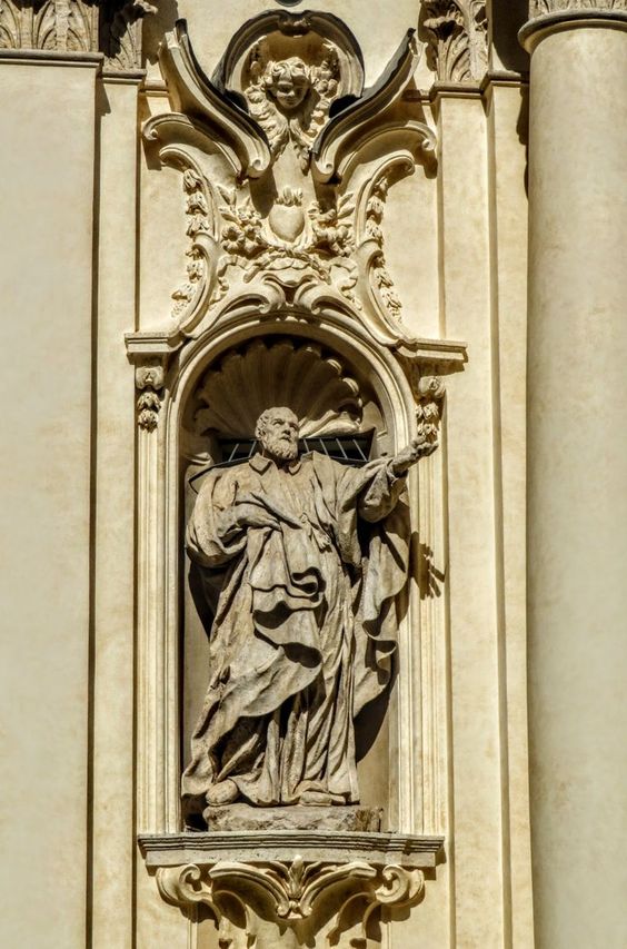 Statue of St Philip Neri, Santa Maria Maddalena, Rome
