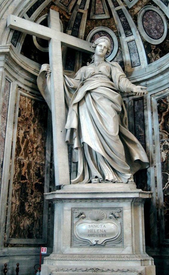 St Helena by Andrea Bolgi, St Peter's Basilica, Rome