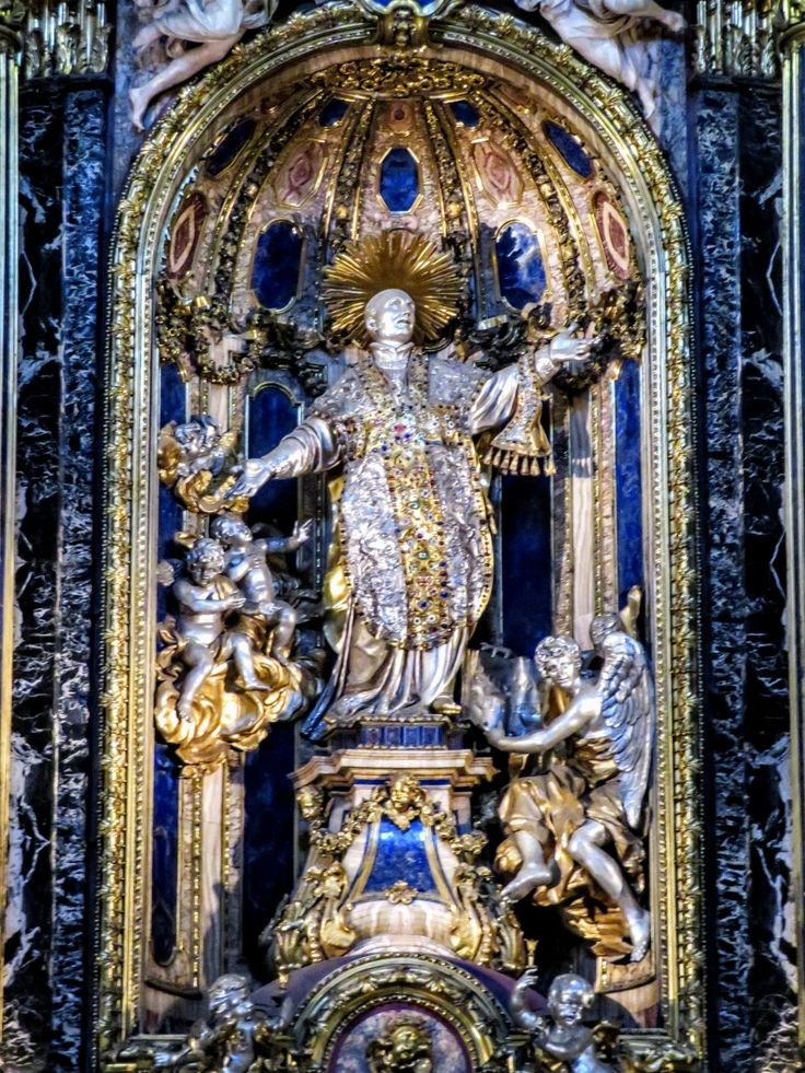 Altar of St Ignatius Loyola, Chiesa del Gesu, Rome