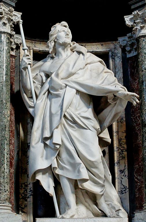 Statue of St James the Greater by Camillo Rusconi, San Giovanni in Laterano, Rome