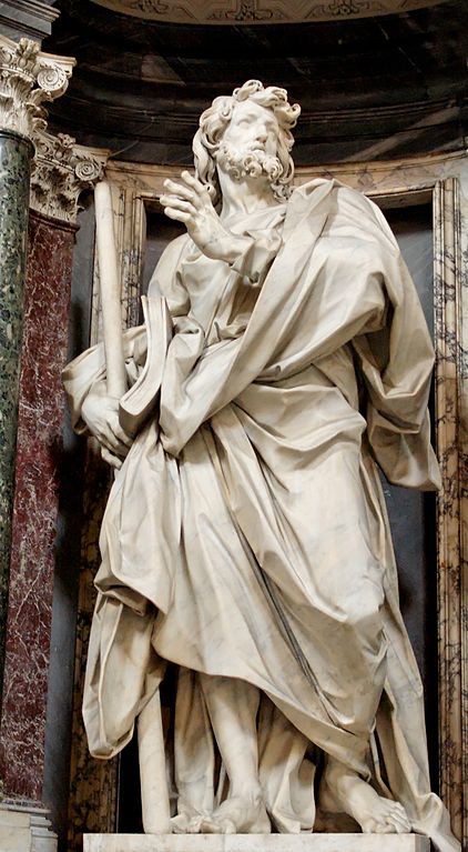 Statue of St James the Less by Angelo de' Rossi, San Giovanni in Laterano, Rome
