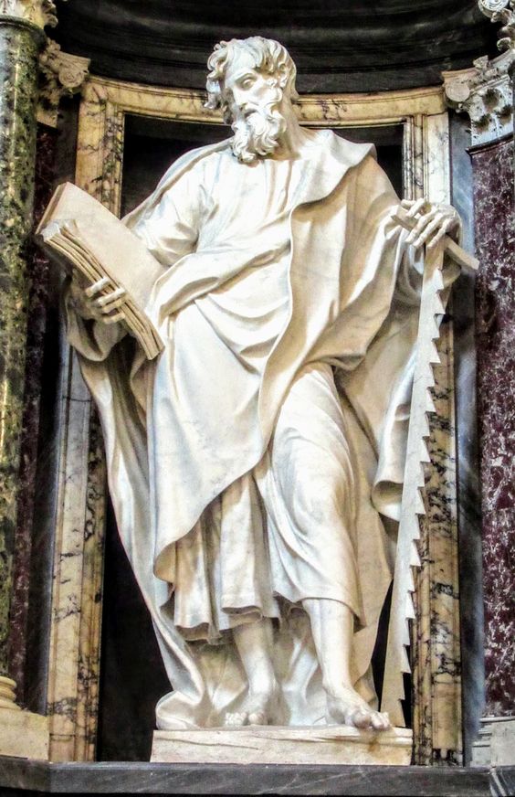 Statue of St Simon by Francesco Moratti, San Giovanni in Laterano, Rome