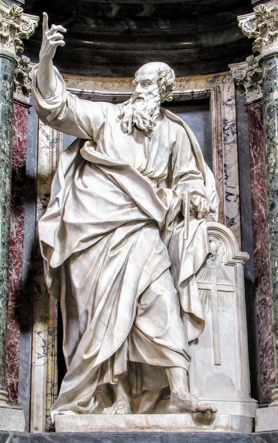 Statue of St Thomas by Pierre Legros, San Giovanni in Laterano, Rome