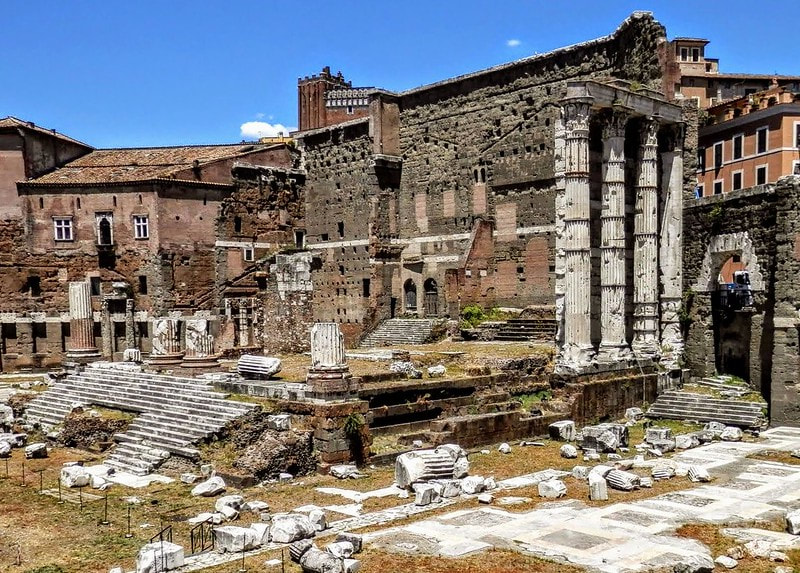 Temple of Mars Ultor, Forum of Augustus, Rome