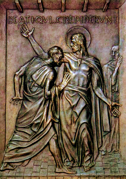 'The Appearance to Thomas' (Holy Door), St Peter's Basilica, Rome