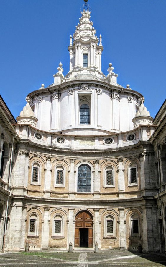 The church of Sant' Ivo alla Sapienza, Rome