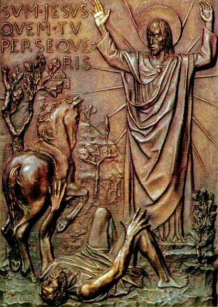 'The Conversion of Saul' (Holy Door), St Peter's Basilica, Rome