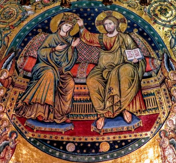 The Coronation of the Virgin Mary, mosaic in the apse of Santa Maria Maggiore, Rome
