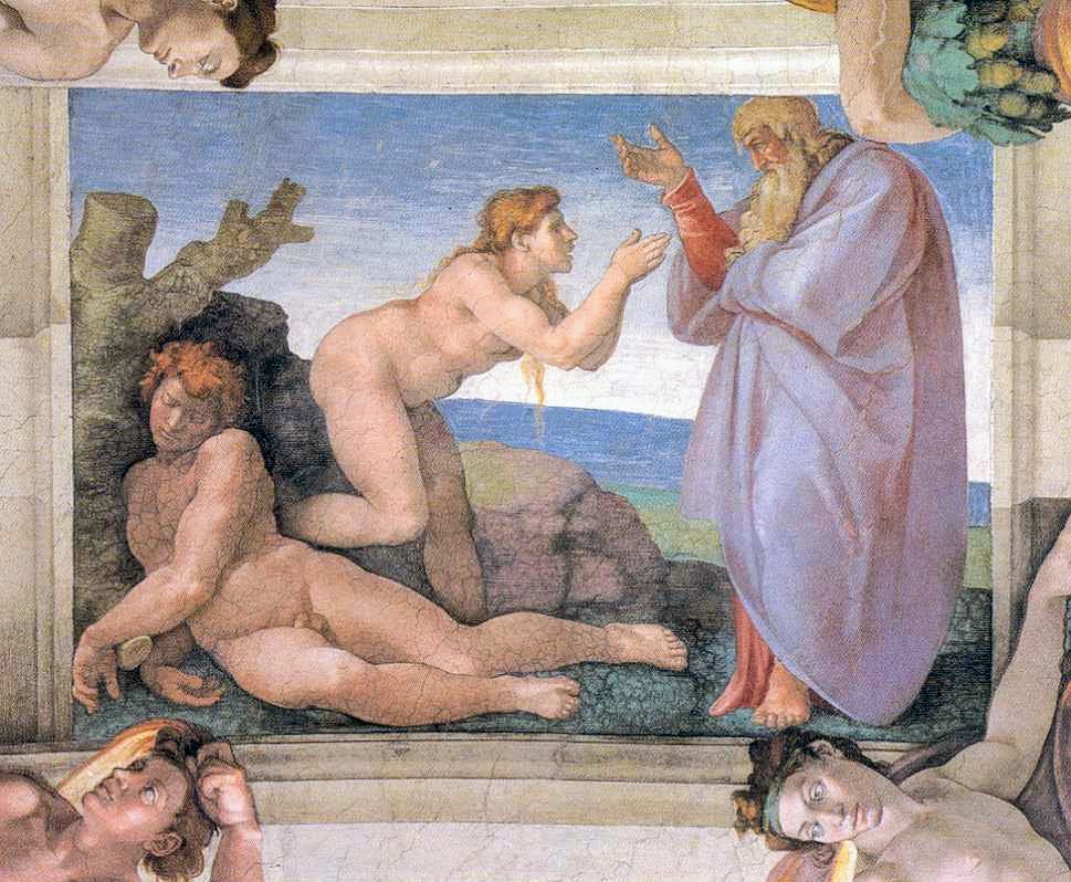 The Creation of Eve, fresco by Michelangelo, Sistine Chapel