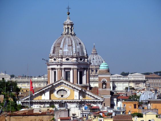 Dome, church of San Carlo al Corso, Rome