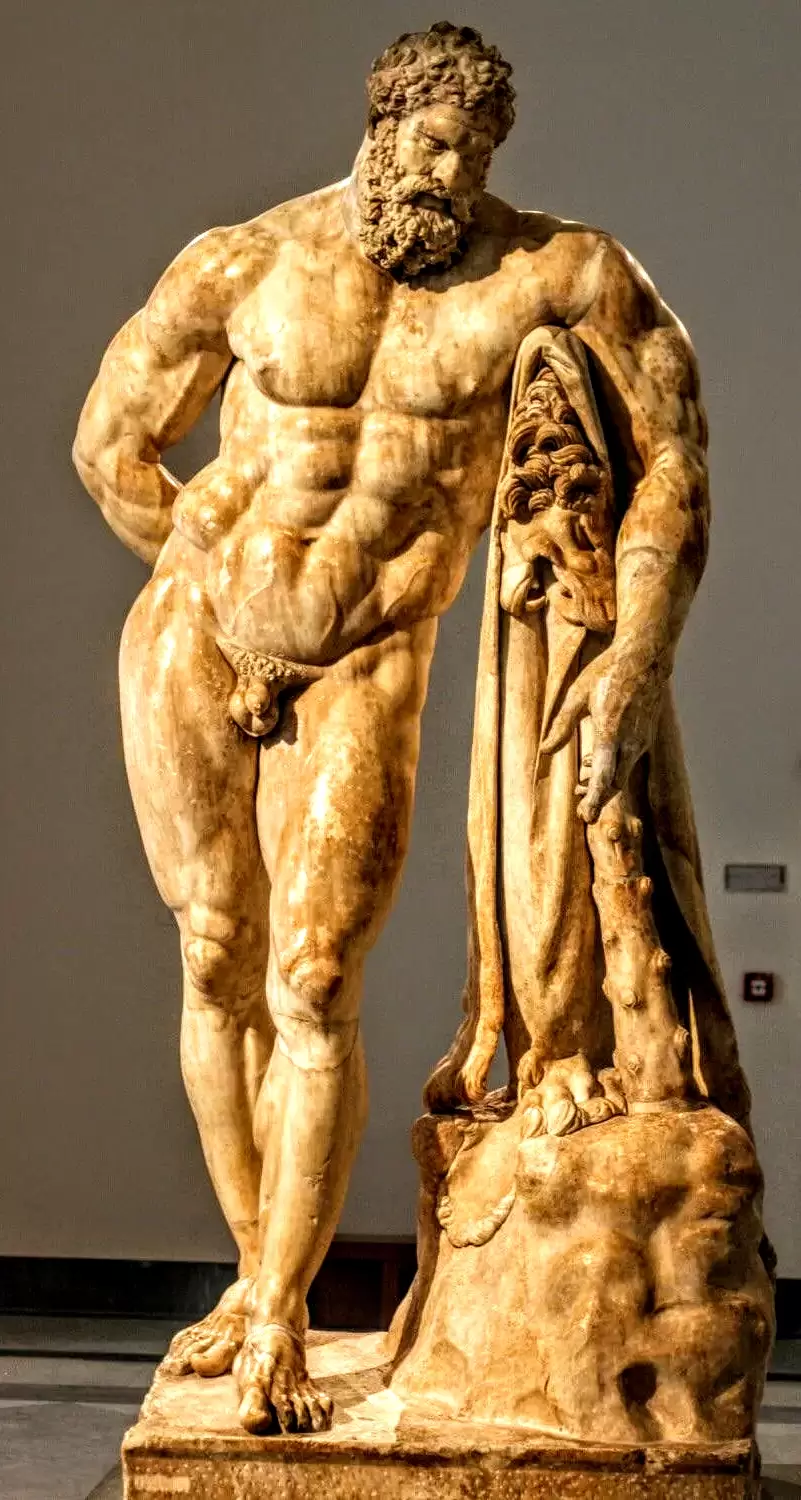 The 'Farnese' Hercules, Museo Archeologico Nazionale, Naples