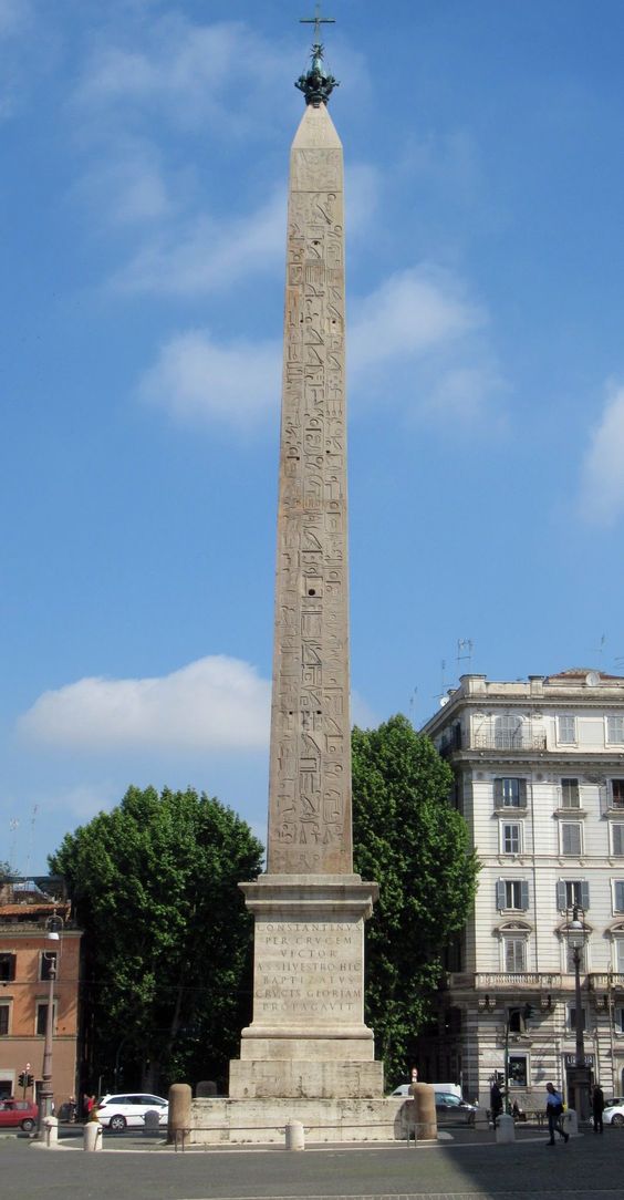 The 'Lateran' Obelisk (the largest obelisk in the world), Rome