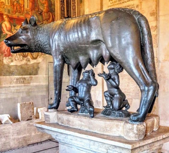 The Lupa Capitolina (Capitoline Wolf), Capitoline Museums, Rome