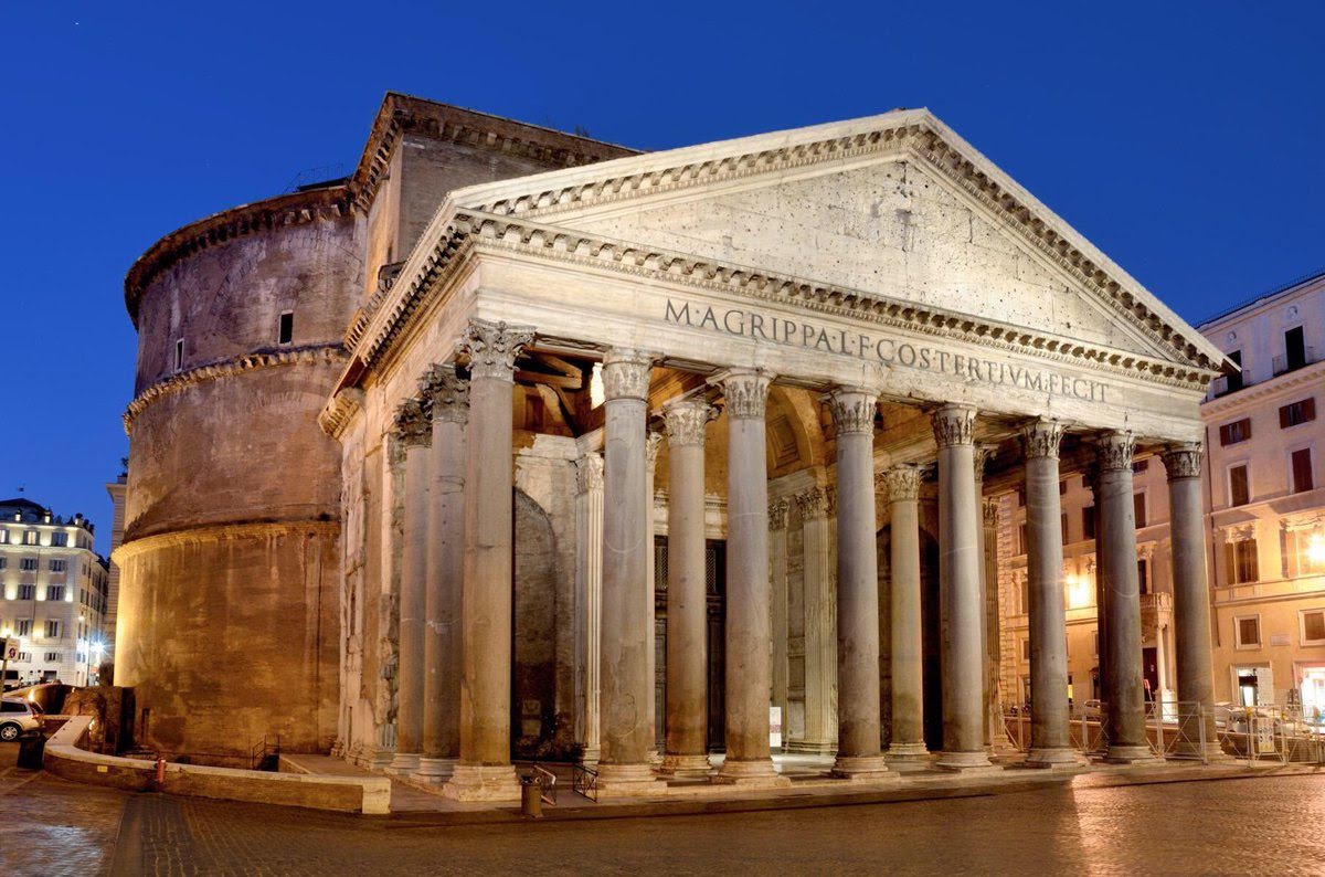 The Pantheon or the Basilica di Santa Maria ad Martyres, Rome