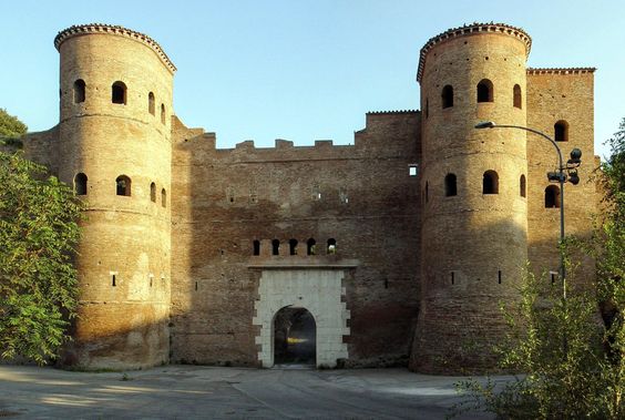 The Porta Asinaria, Rome