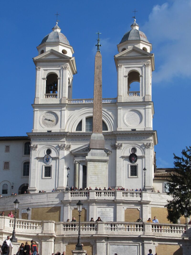 The 'Sallustiano' Obelisk, church of Santissima Trinita dei Monti, Rome